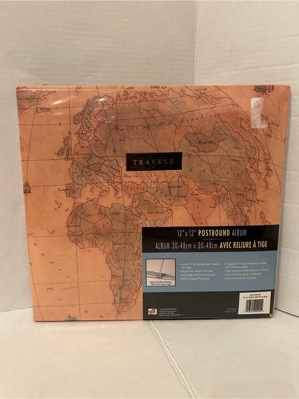 Travel Scrapbook 12" x 12"
